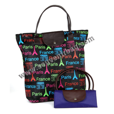 Multi-color Print Foldable Shopping Bag