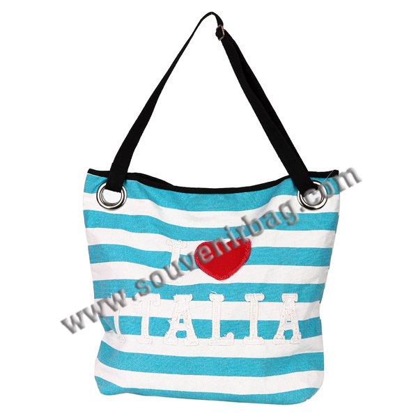 I love Italia Canvas Tote Bag