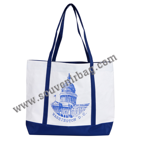 Washington Printed Big Tote Microfiber Bag