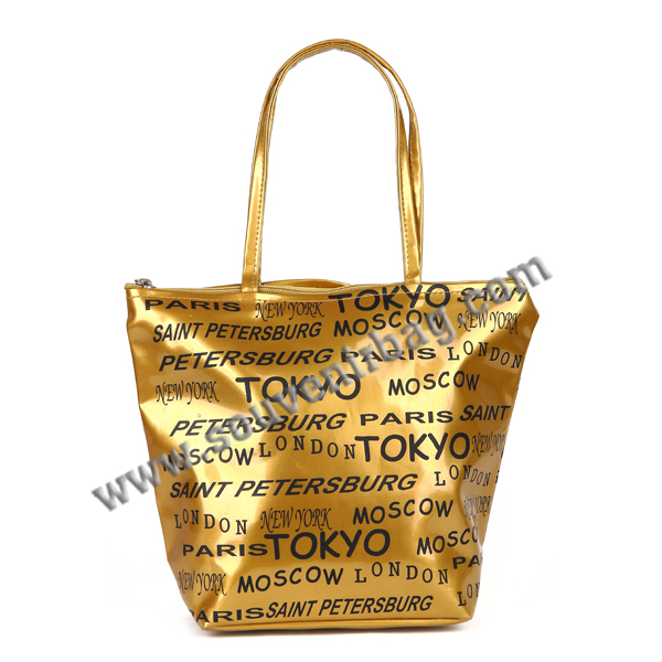 Gold PVC Tote bag