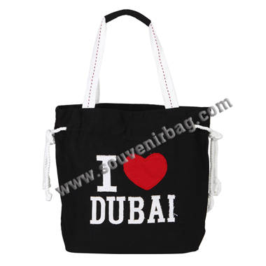 Classic I Love Dubai Canvas Tote Bag