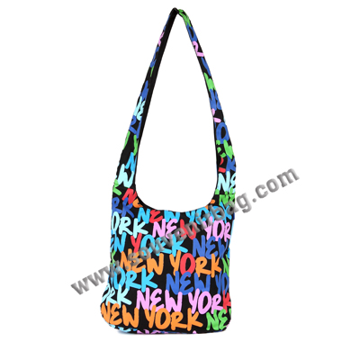 Big Canvas Bag With Long Strap