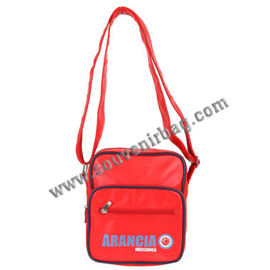 Red Arancia Messenger Bag