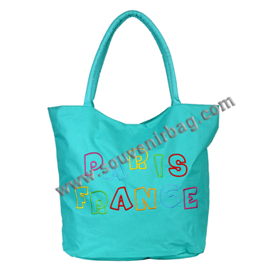 Color Lettering Beach Bag