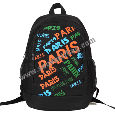 Paris Letter Design Backpack